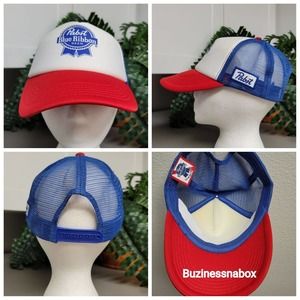 Pabst Blue Ribbon Beer Trucker Hat - image 1